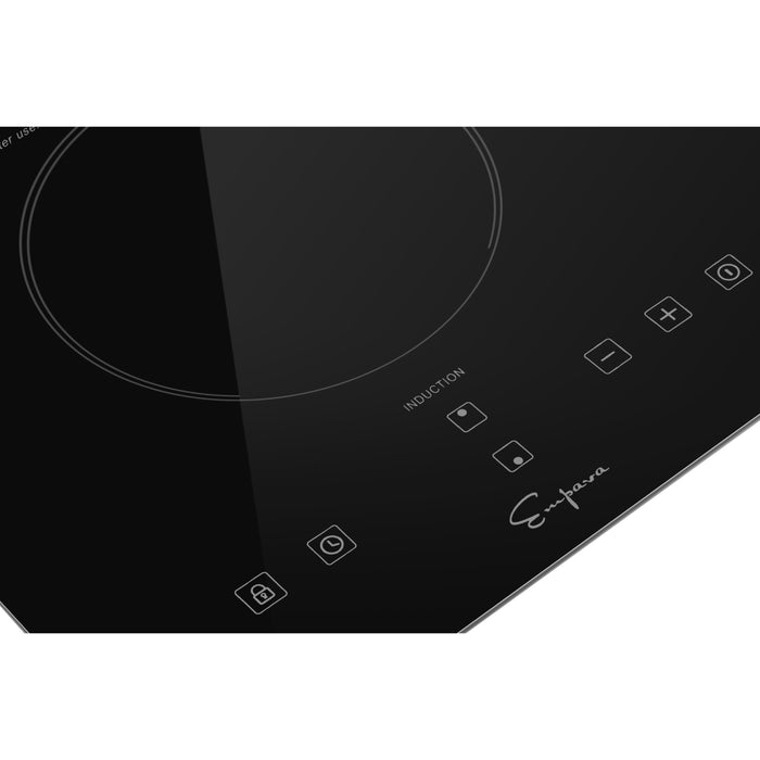 Empava Induction Cooktop 12" with 2 Elements in Black Vitro-Ceramic Glass