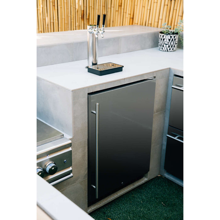 Summerset Deluxe Outdoor Rated Double Tower Kegerator 24"