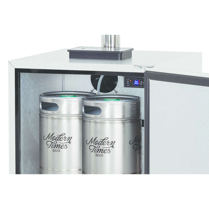 Summerset Deluxe Outdoor Rated Double Tower Kegerator 24"