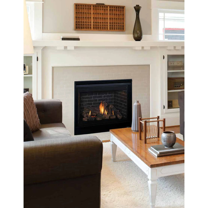 Superior Fireplaces DRT3500 Series 45" Traditional Direct-Vent Gas Fireplace, Top/Rear Vent, Electronic Ignition