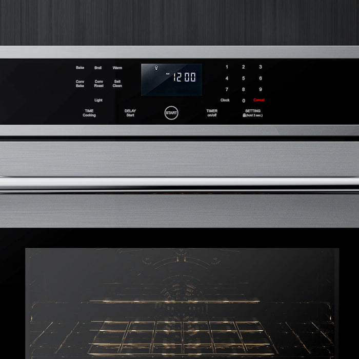 Empava Electric Single Wall Oven 30" 5.0 cu. ft. Capacity in Stainless Steel with 7 Cooking Modes and Digital Touch Controls