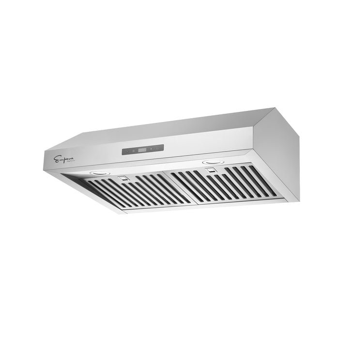 Empava Range Hood 30" Under Cabinet Ducted with 400 CFM Fan in Stainless Steel