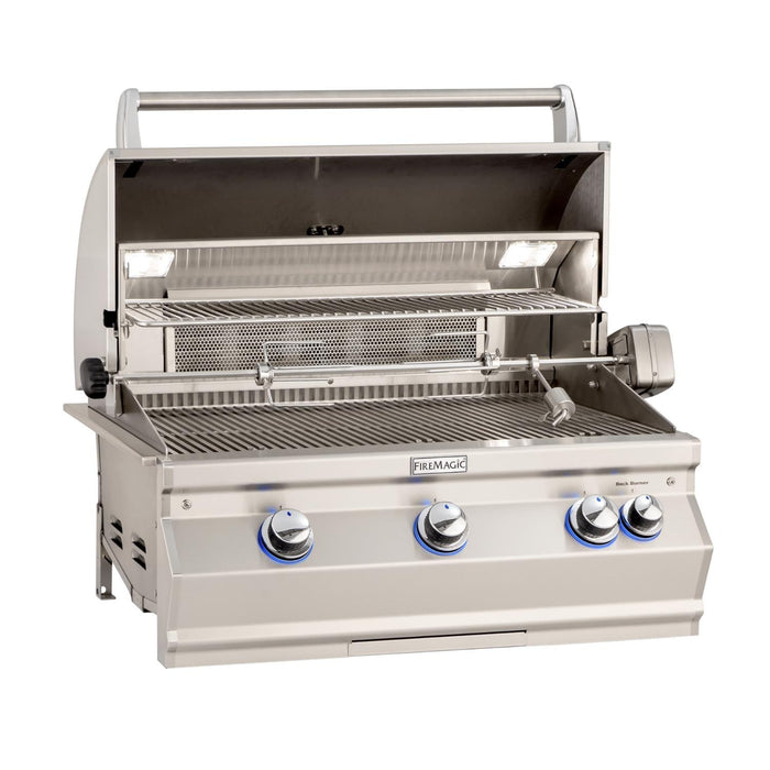 Fire Magic Aurora A790i 36" Built-In Grill  (Analog Thermometer, Back Burner, Rotisserie Kit)