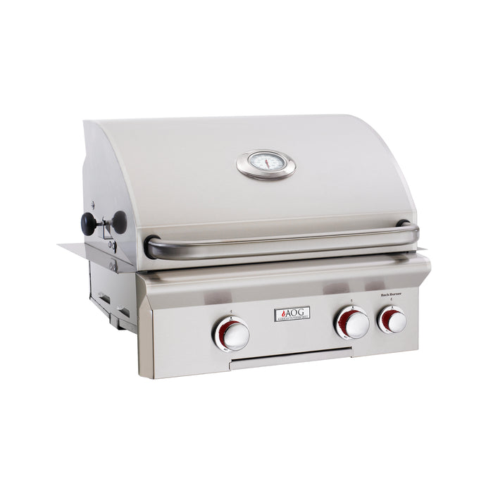 American Outdoor Grill T Series 24” Built-In Grill with Backburner and Rotisserie