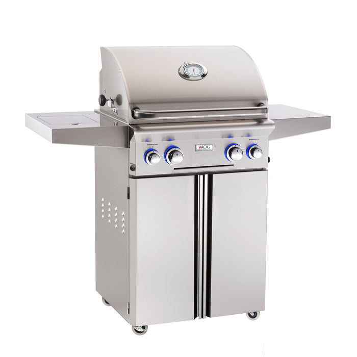 American Outdoor Grill L Series 24” Portable Grill with Backburner and Rotisserie