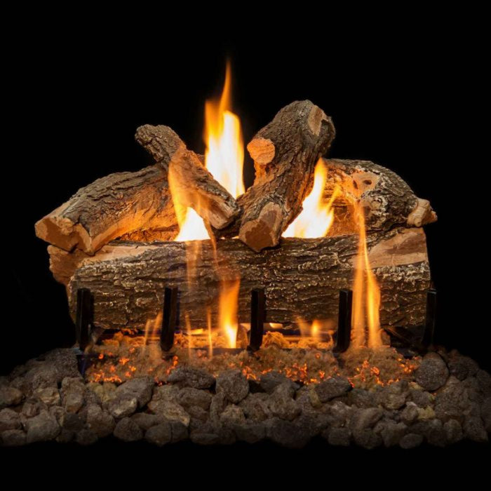 Grand Canyon Gas Logs Log Set 48" 15-Pieces Arizona Weathered Oak See-Through