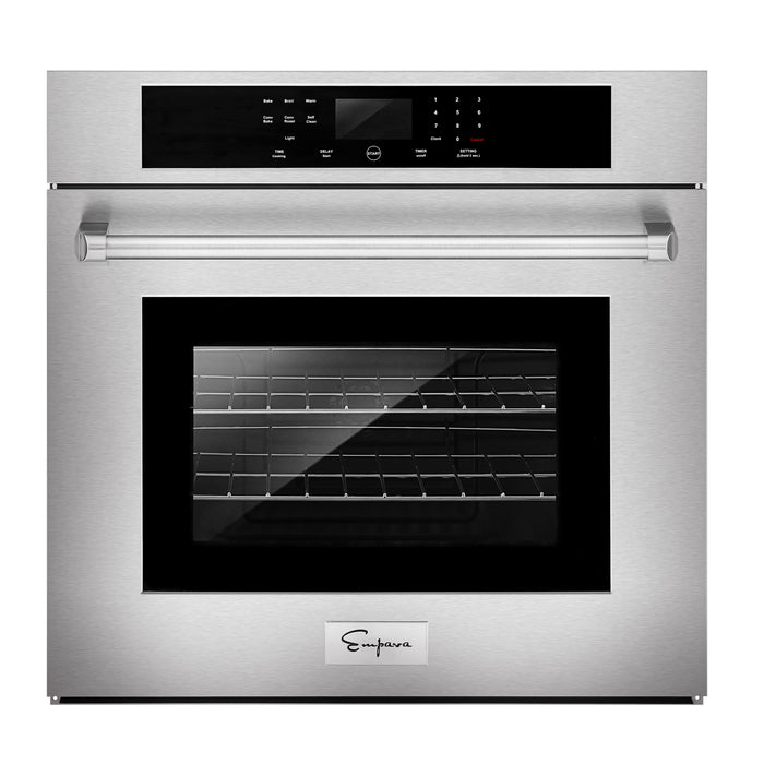 Empava Electric Single Wall Oven 30" 5.0 cu. ft. Capacity in Stainless Steel with 7 Cooking Modes and Digital Touch Controls