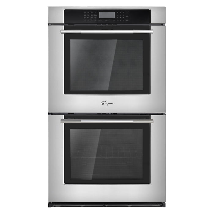 Empava Electric Double Wall Oven 30" 10.0 cu. ft. Capacity in Stainless Steel with 10 Cooking Modes and Digital Touch Controls