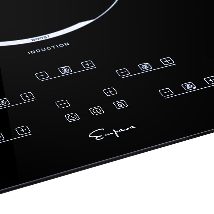 Empava Induction Cooktop 36" with 5 Elements in Black Vitro-Ceramic Glass