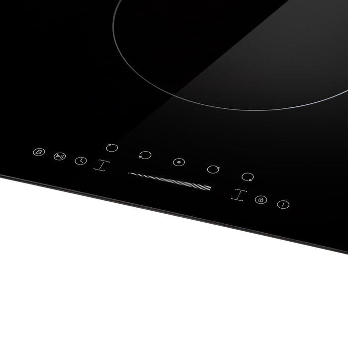 Empava Induction Cooktop 36" with 5 Elements in Black Vitro-Ceramic Glass with Flexi-Bridge Burners