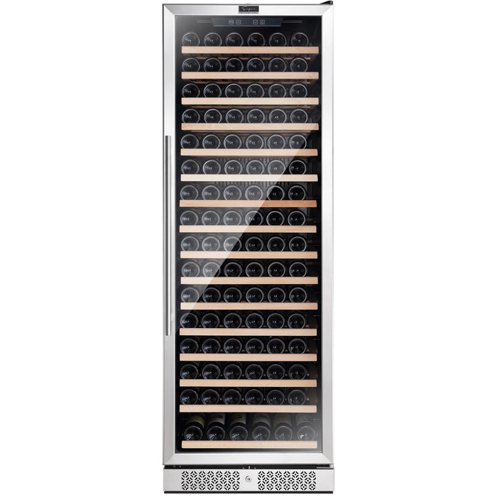 Empava Wine Cooler 24" Single Zone 171 Bottle Capacity in Stainless Steel with Glass Door