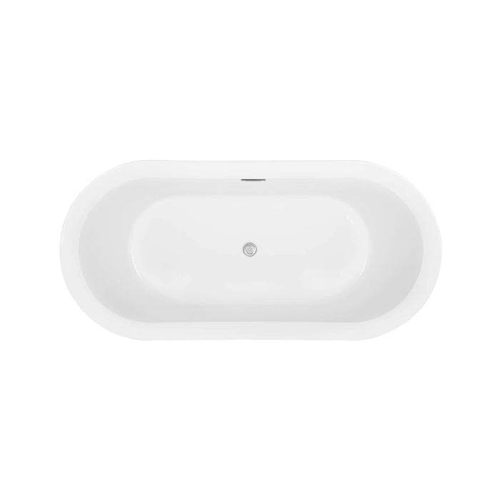 Empava Freestanding 59" Soaking Bathtub