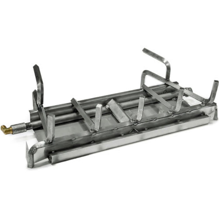 Grand Canyon Gas Logs Two Burner Set 42" See-Through Stainless Steel