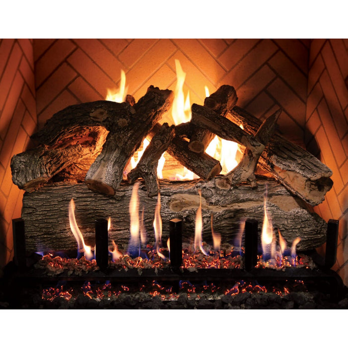 Grand Canyon Gas Logs Jumbo 72" 26-Piece Log Set Arizona Weathered Oak Charred