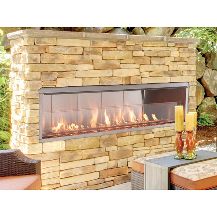 Superior Fireplaces VRE4600 Series 48" Electronic Ignition, Linear, Outdoor Vent-Free Gas Fireplace