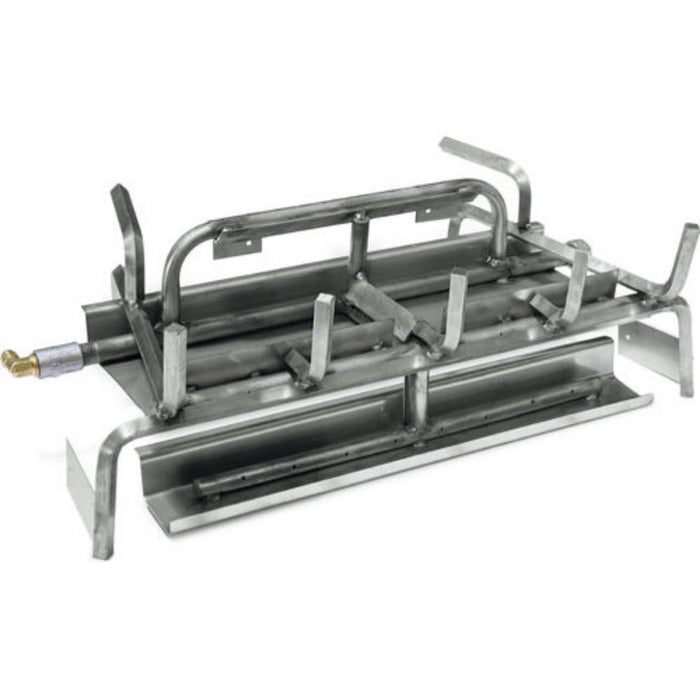 Grand Canyon Gas Logs Three Burner Set 24" Stainless Steel