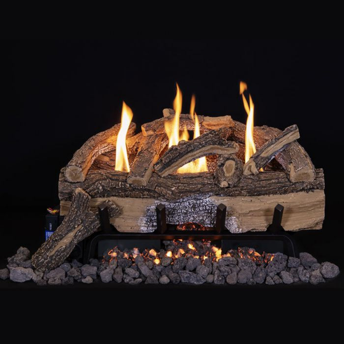 Grand Canyon Gas Logs Vent-Free Log Set 30" 10-Piece Split Oak