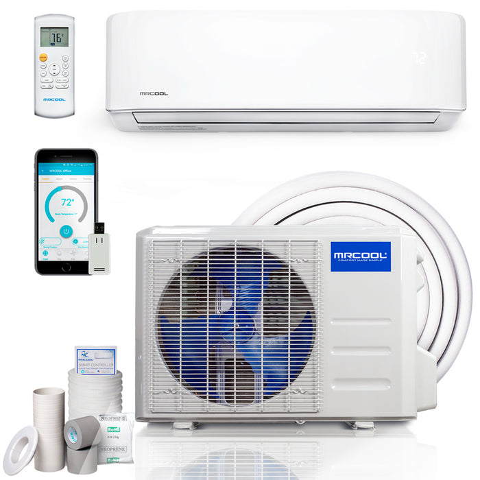 MRCOOL Advantage Series Mini Split A/C & Heat Pump System | 18K BTU 1-Zone | Air Handler: Wall 18K | Line Set: 16' | 230v