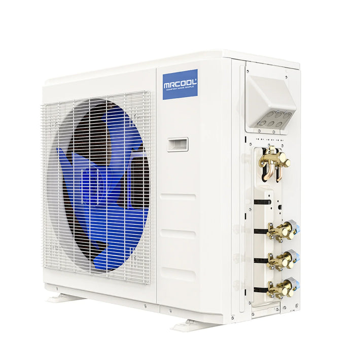 MRCOOL DIY Mini Split A/C & Heat Pump System | 27K BTU 3-Zone | Air Handler: Ceiling 9K+9K+12K | Line Set: 16'+25'+50'