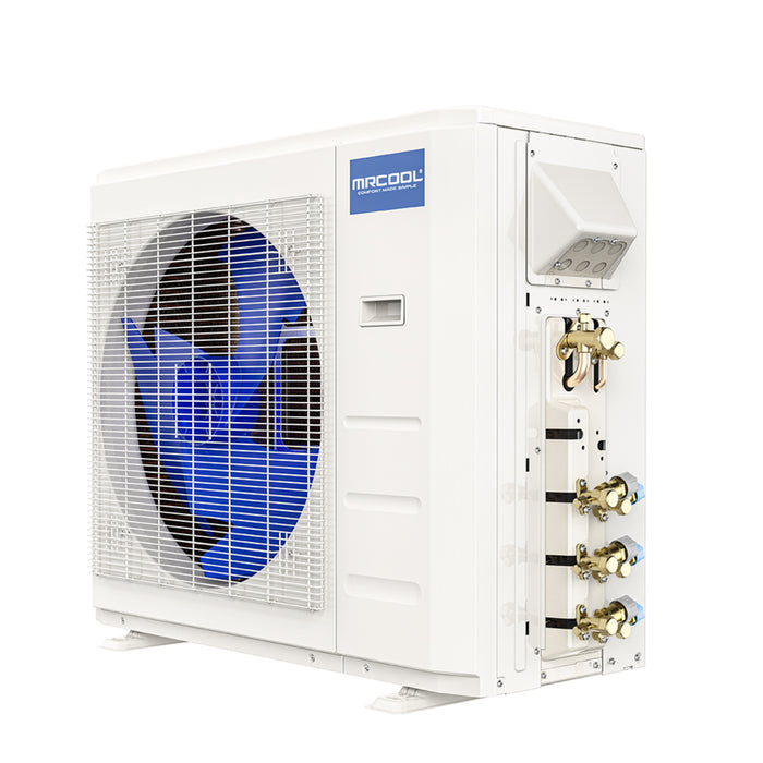 MRCOOL DIY Mini Split A/C & Heat Pump System | 27K BTU 3-Zone | Air Handler: Ceiling 9K+12K | Line Set: 16'+16'