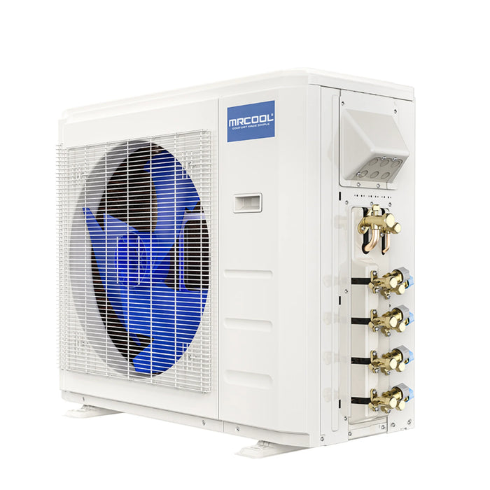 MRCOOL DIY Mini Split A/C & Heat Pump System | 36K BTU 4-Zone | Air Handler: Wall 9K+9K+18K | Line Set: 16'+50'+50'+25'+Coupler