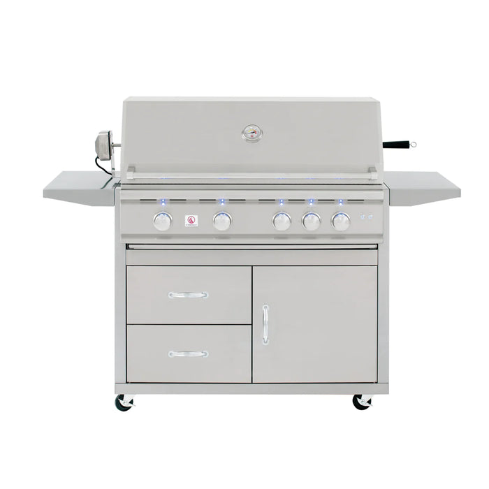 Summerset Deluxe Stainless Steel Cart for TRL 38" Grill